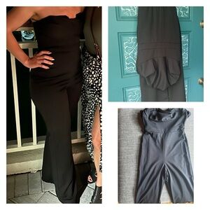 Black jumpsuit, worn once for a rehearsal dinner (4 hours)